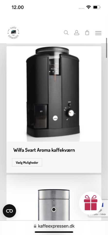 Kaffekværn Wilfa og Hario