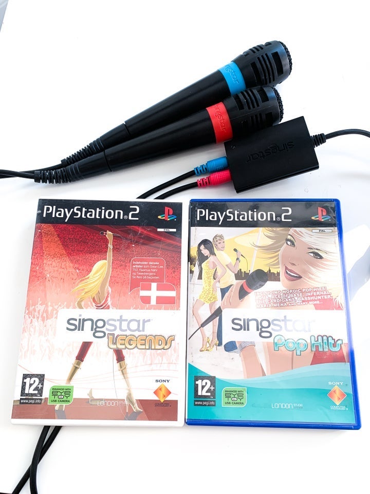 Playstation 2, Singstar pakke med 2