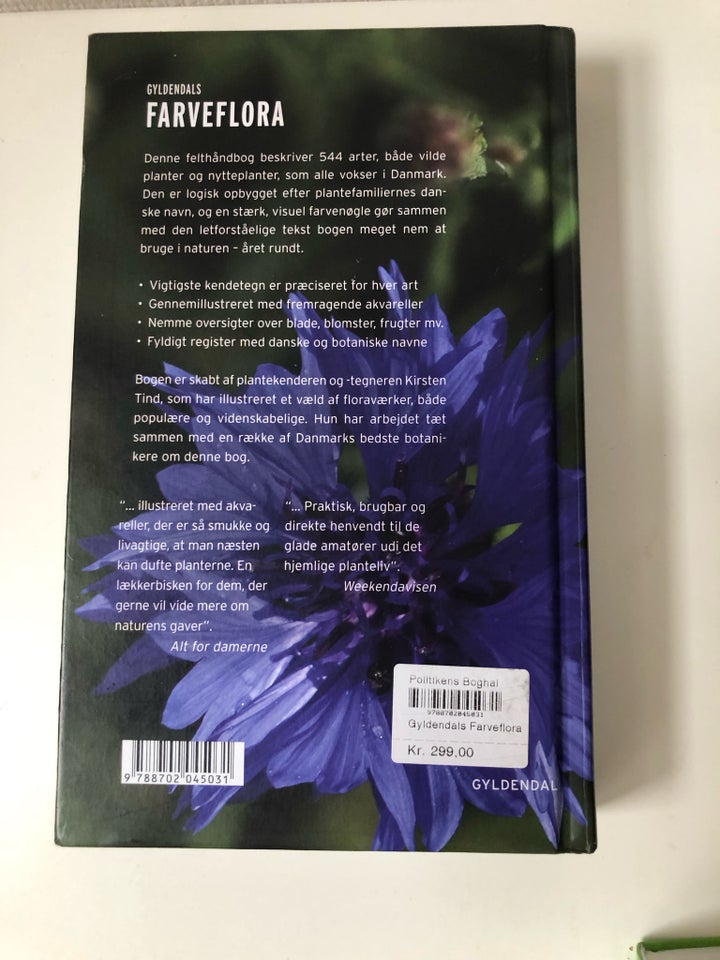 Farveflora, Kirsten Tind, emne: