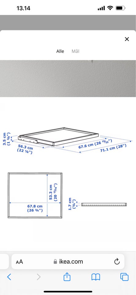 Tilbehør til skabe, Ikea