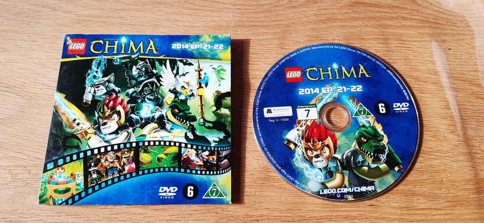 Chima eps 21.22, DVD, tegnefilm