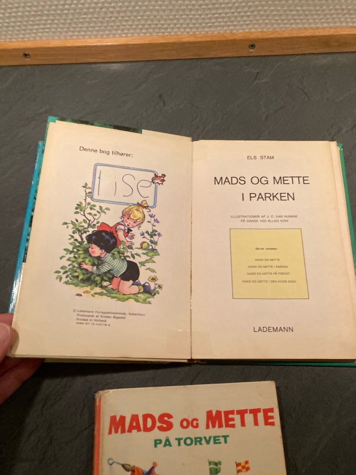 Mads og Mette vintage bøger,