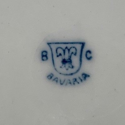 Porcelæn, Fad med øre, B C Bavaria