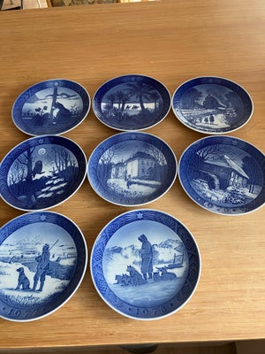 Juleplatter 1970 - 1978 Royal