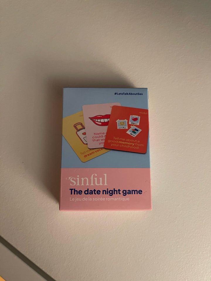 Sinful date night game, quizspil