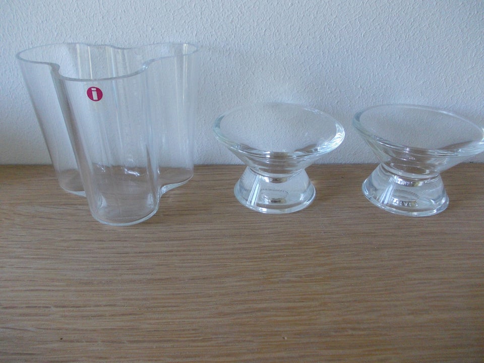 Lysestager og vase Iittala