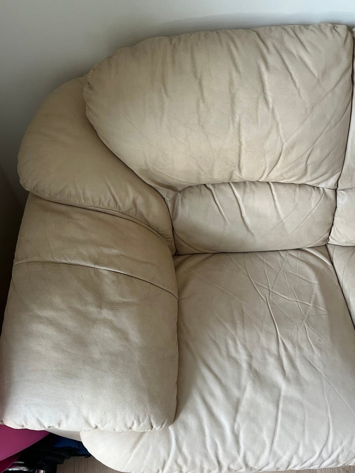 Sofa, læder, 2 pers.