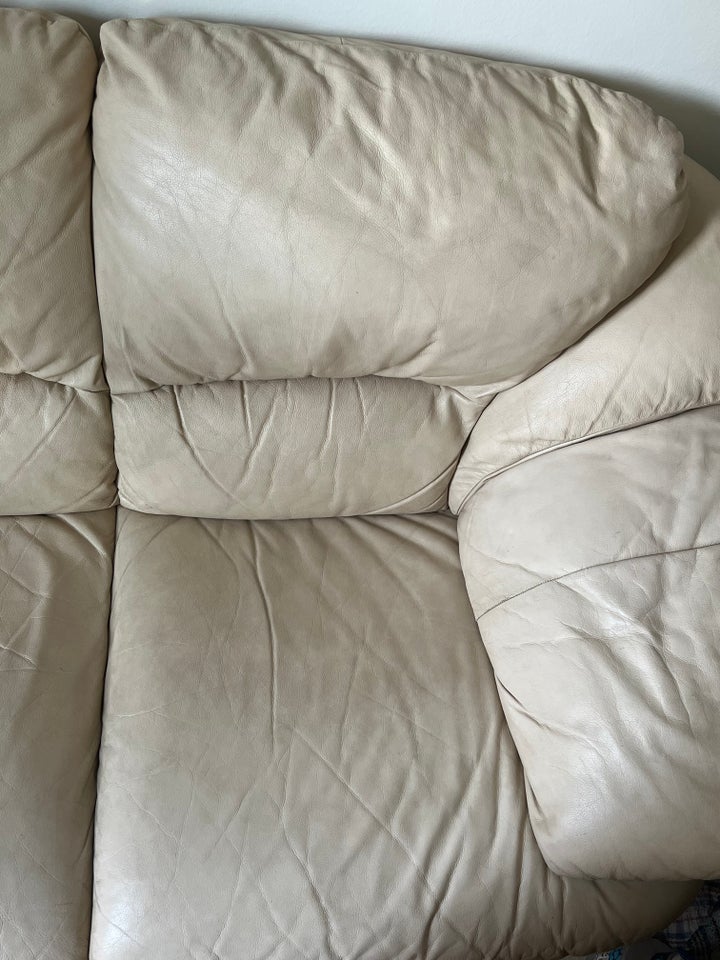 Sofa, læder, 2 pers.