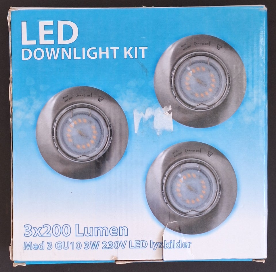 LED, 3 Spot lamper