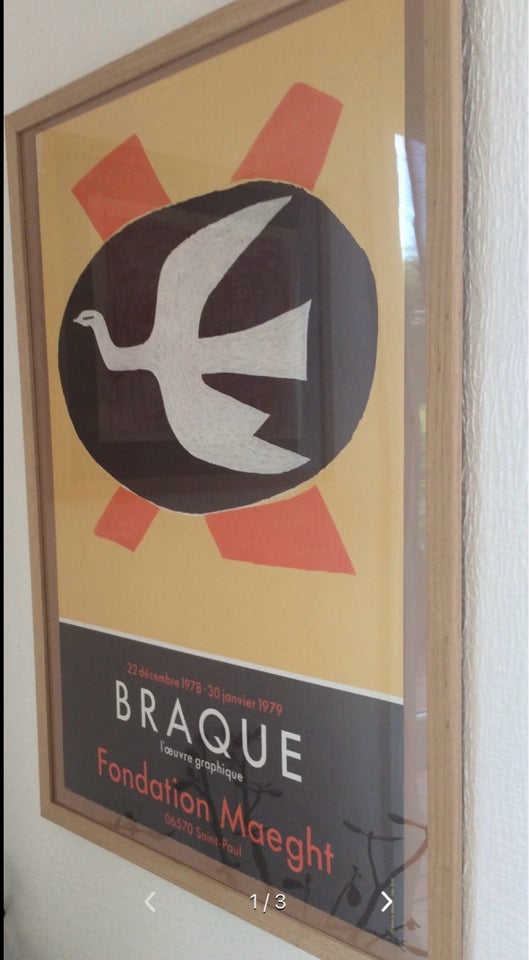 Plakat, Braque, b: 50 h: 70