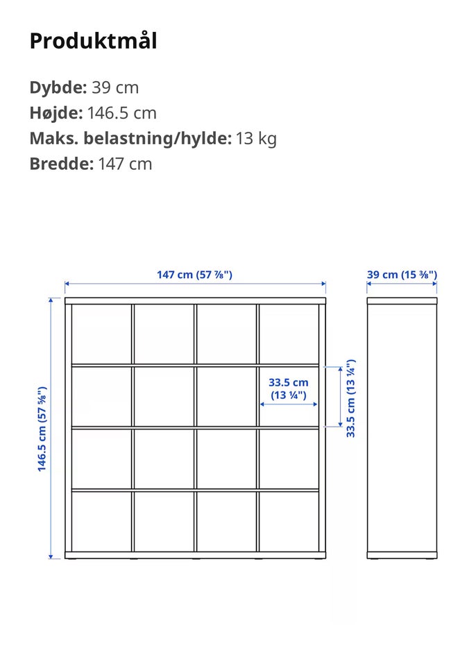 Rumdeler kallax  Ikea