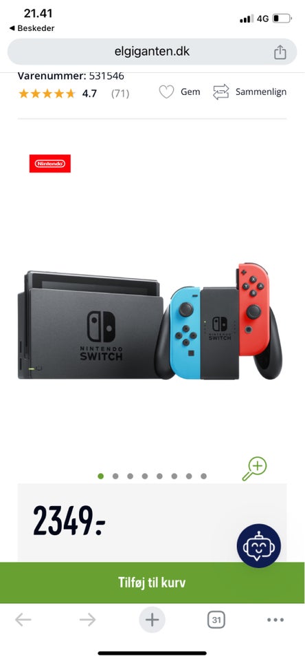 Nintendo switch, Nintendo Switch