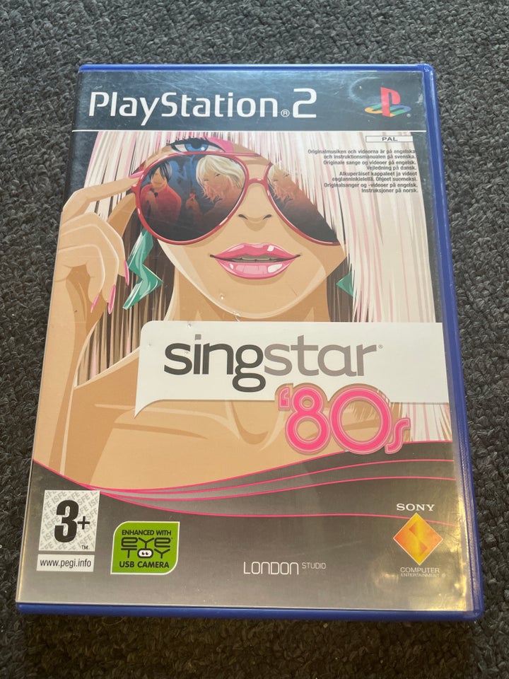 SingStar 80 PS2 simulation