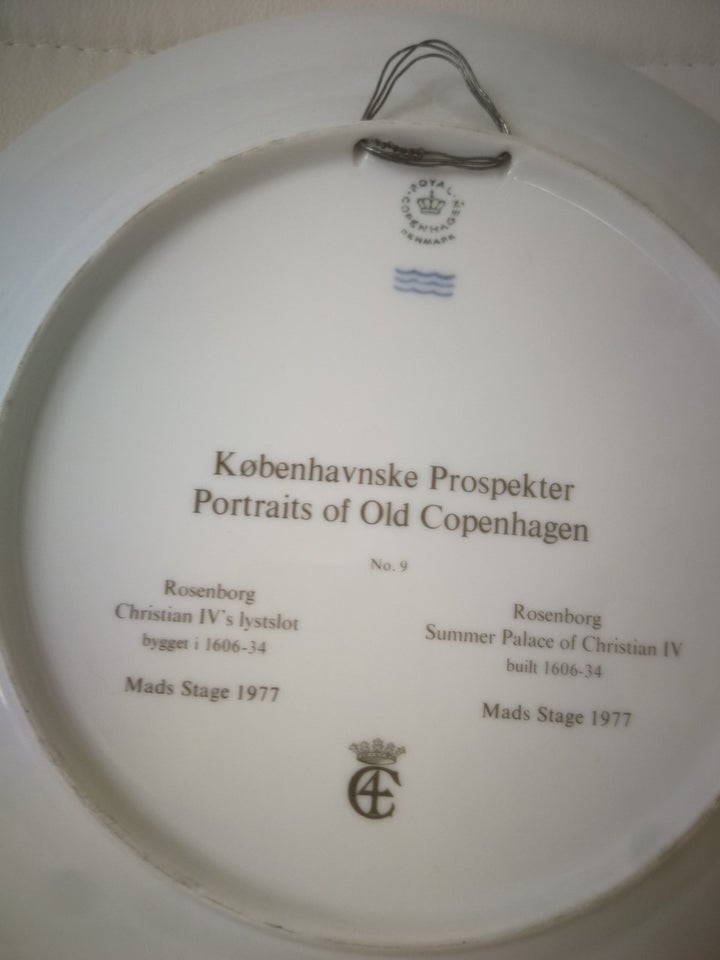 Mads Stage fra 1977 Porcelæn 47 år