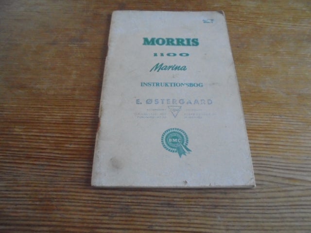 Instruktionsbog for Morris Marina