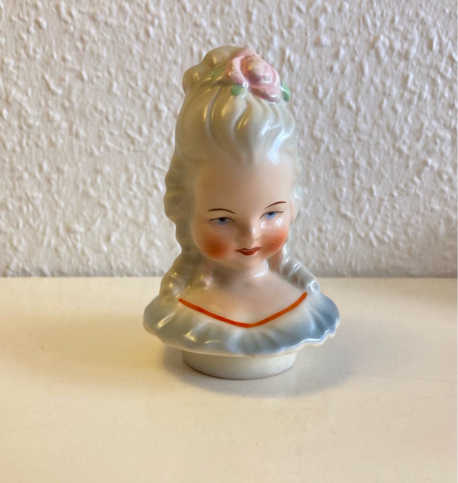 Porcelæn Gl porcelæns låg m yndig