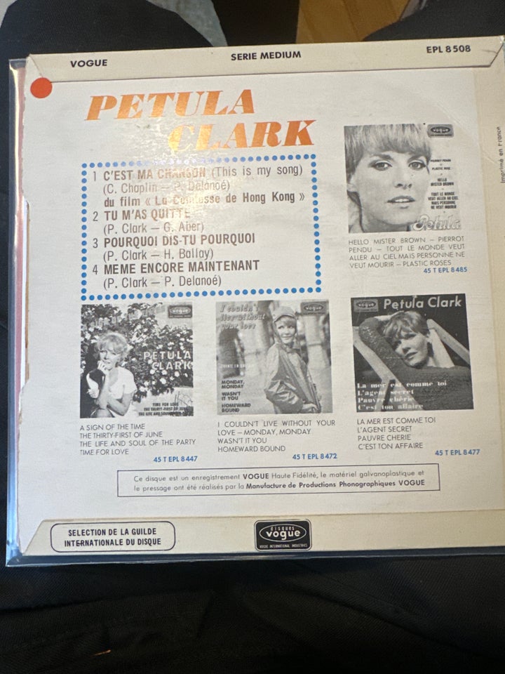 EP, Petula Clark