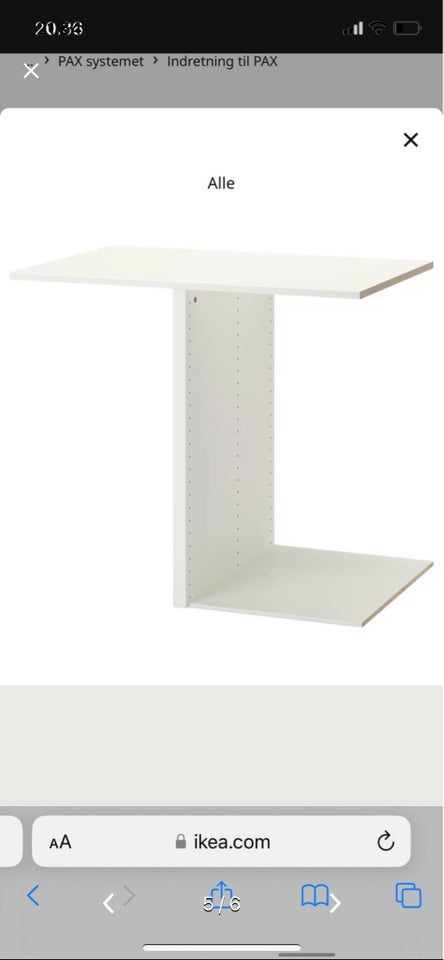 Garderobeskab IKEA PAX b: 100 d: