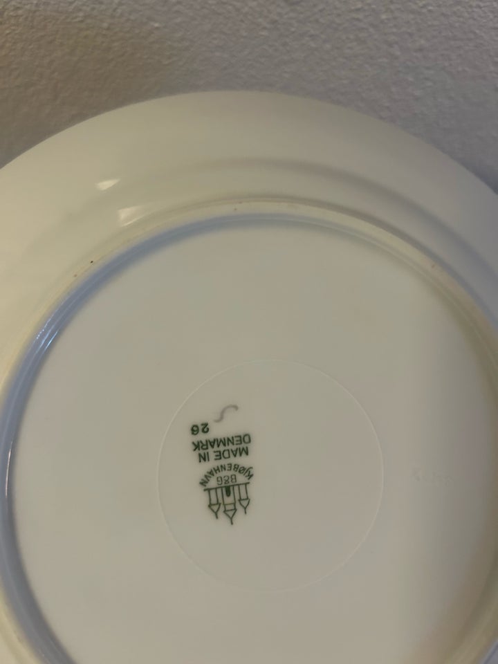 Porcelæn, Måge frokosttallerken ,