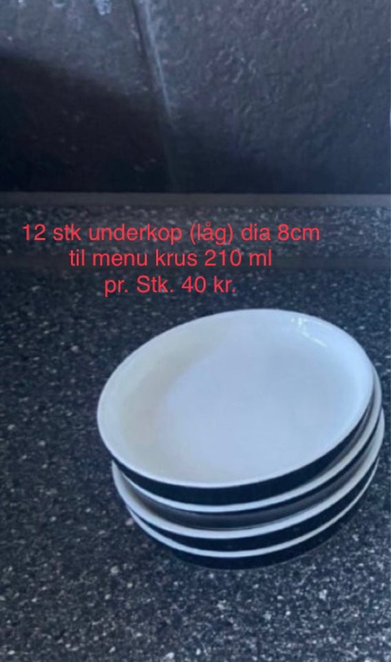 Porcelæn Krus Menu