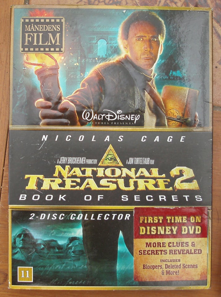 National Treasure 2, DVD, eventyr