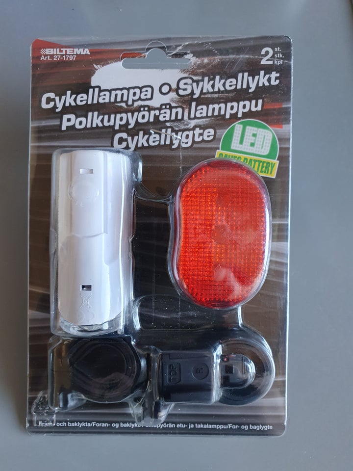 Cykellygter, div cykel lygter mv.