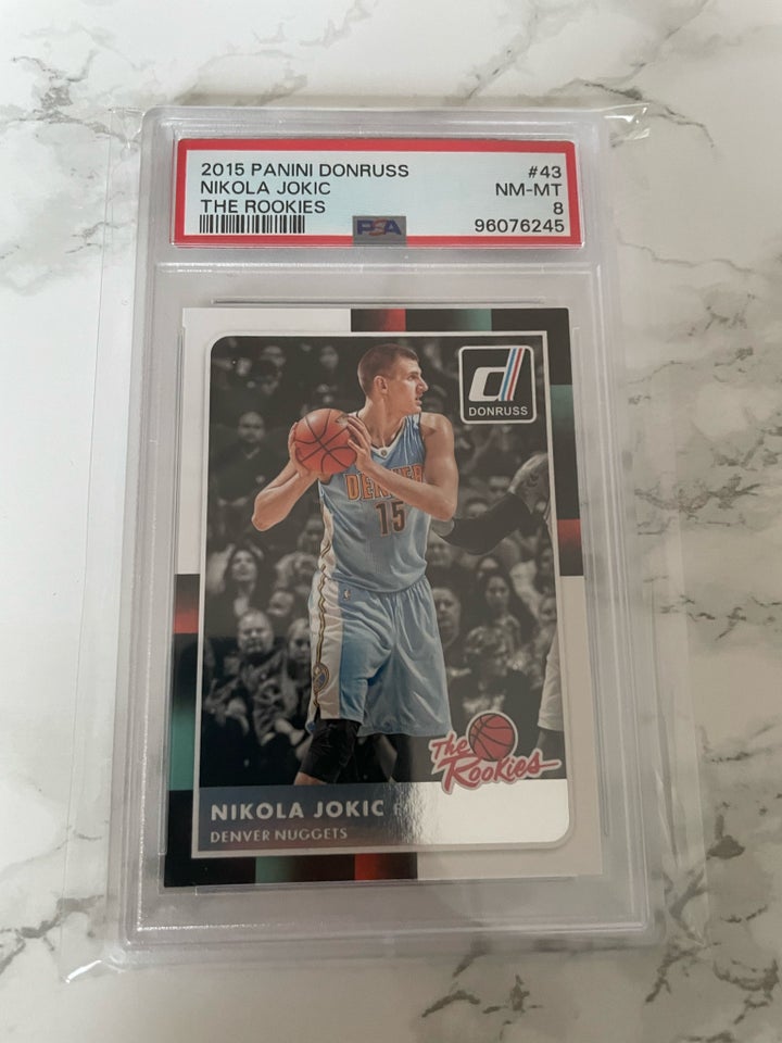 Samlekort, 2015 Jokic Psa 8 rookie