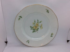 Porcelæn Flad Tallerken nr25 