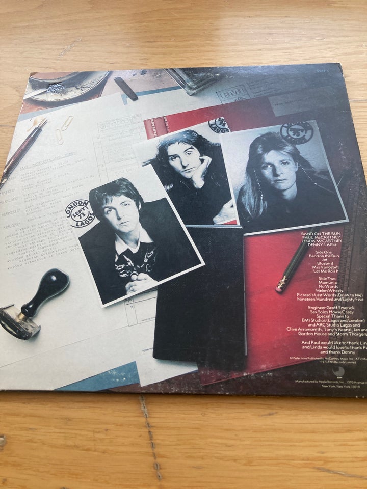 LP, Paul McCartney/Wings, Band on