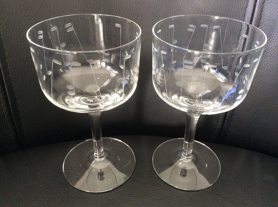 Glas Smukke gamle “Node”vinglas 