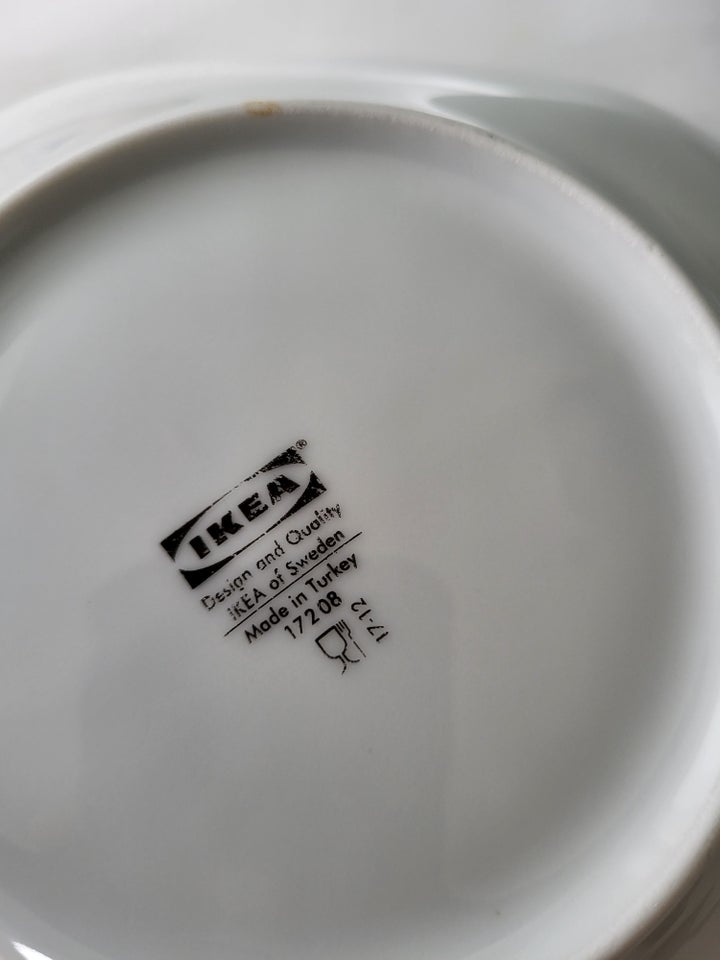 Porcelæn Dybe tallerker Ikea