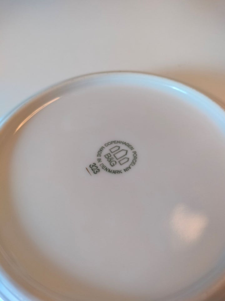 Porcelæn Tallerken Haga