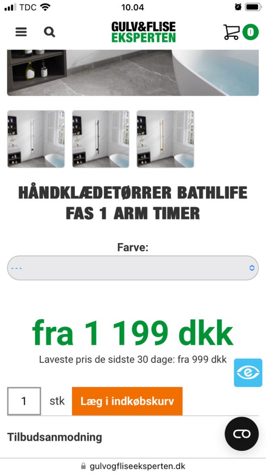 Håndklædetørrer, Bathlife