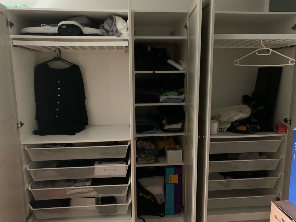 Garderobeskab, Ikea, b: 250 d: 60 h: