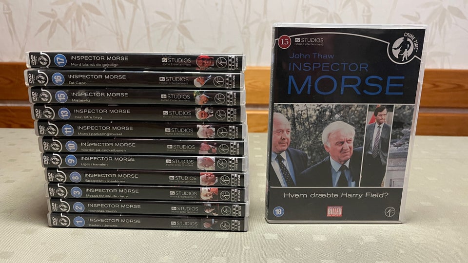 Inspector Morse, DVD, krimi