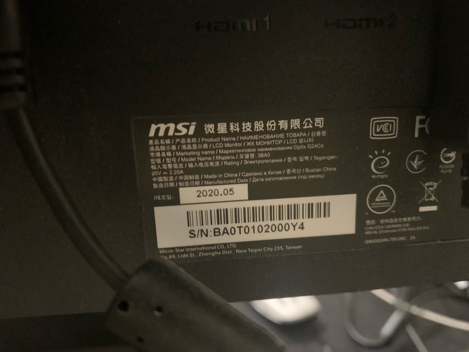 MSI G24C4 24 tommer