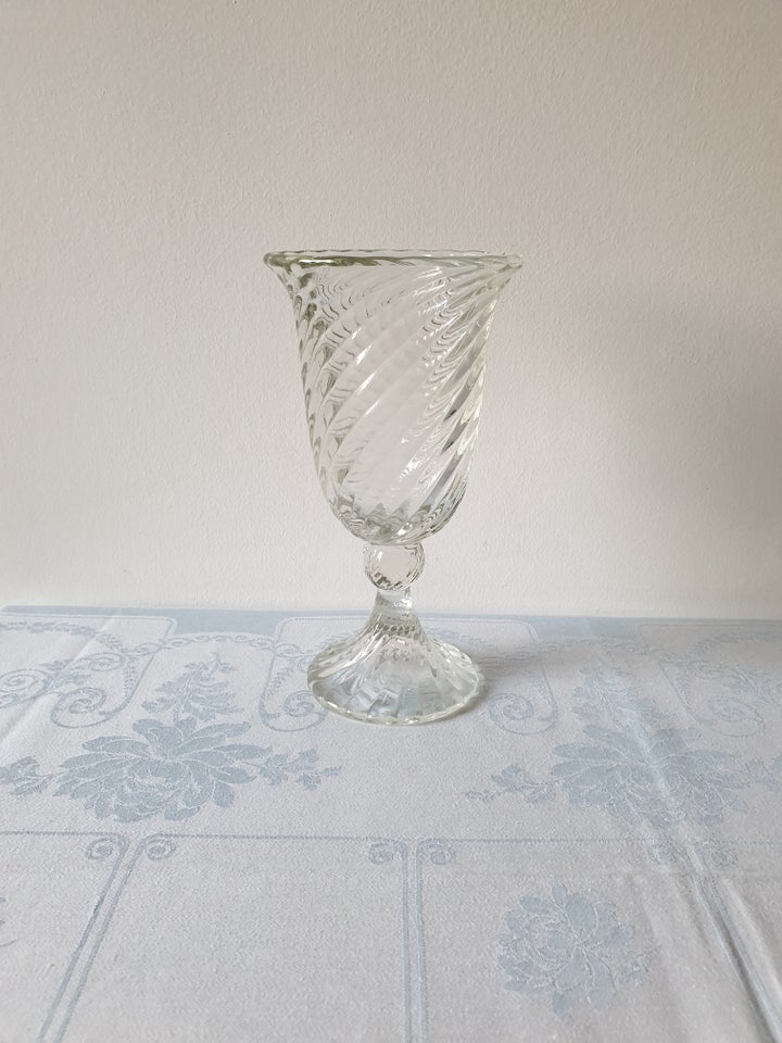 Glas Glas bryllups pokal swirl