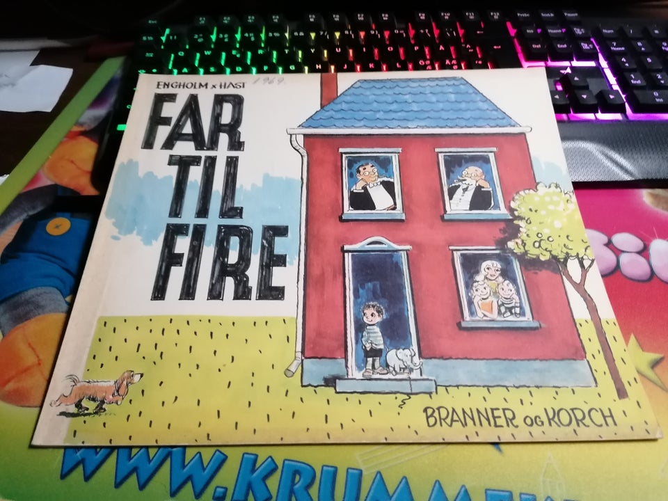 far til fire-7stk hæfter-gl pæne,