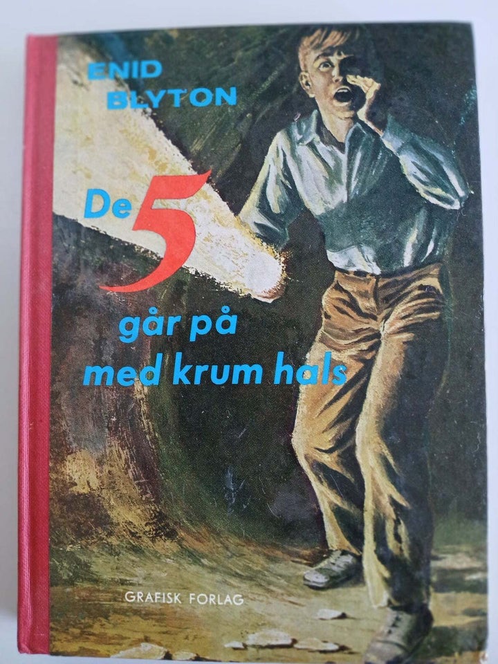 De 5 går på med krum hals Enid Blyton