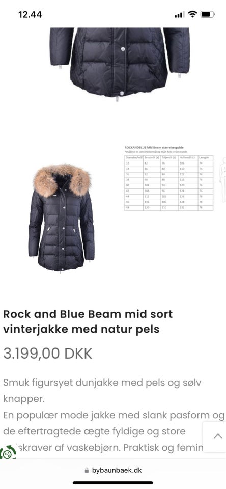 Vinterjakke, str. 48, Rock and blue