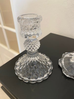 Glas lysestager Chic Antique