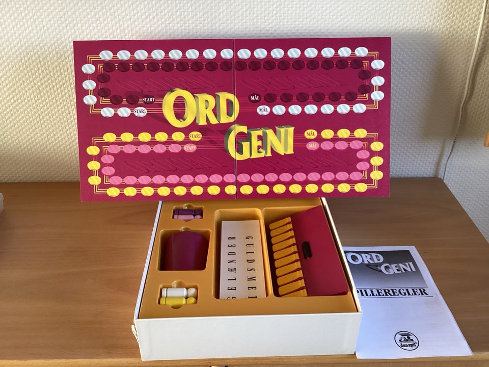 Ord geni, Familiespil, brætspil