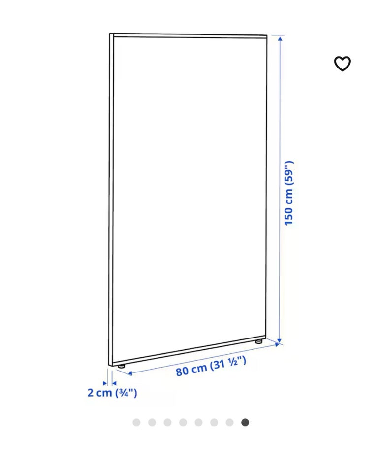 Rumdeler skillevæg Ikea