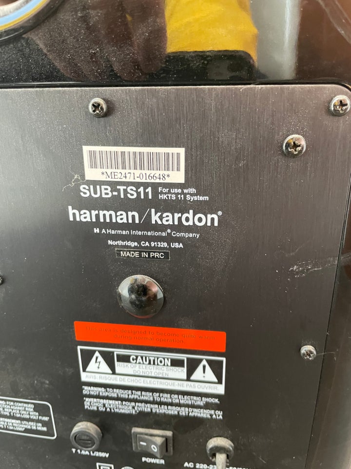 Andet , Harman Kardon, Sub-TS11