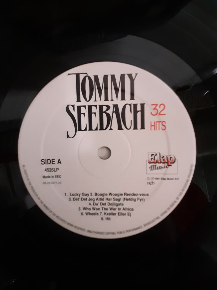 LP, Tommy Seebach, 33 Hits