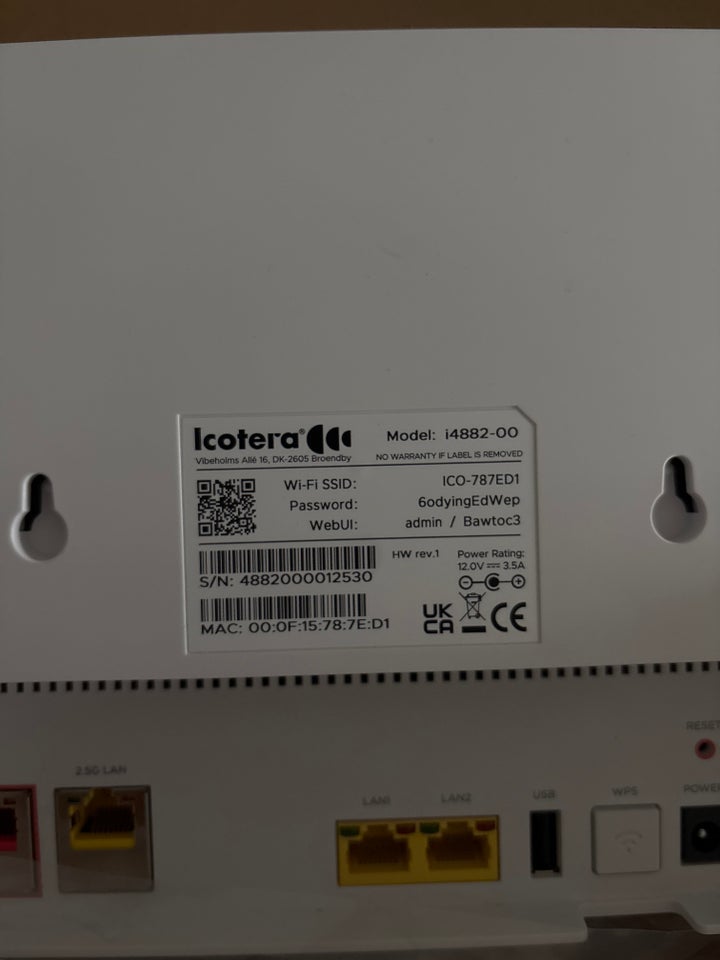 Router, Icotera i4882-00, Perfekt