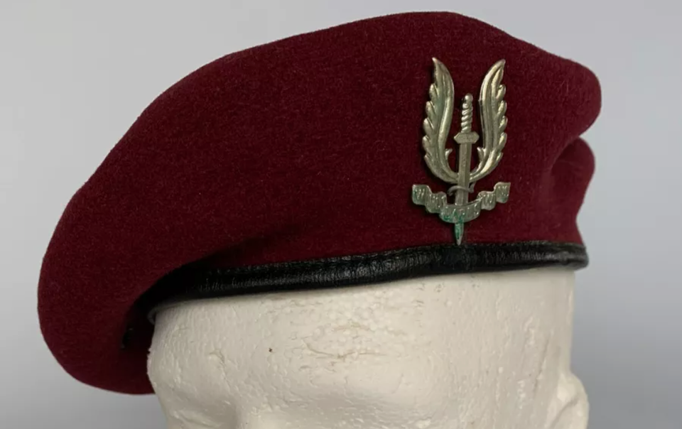 Militær Belgisk SAS baret