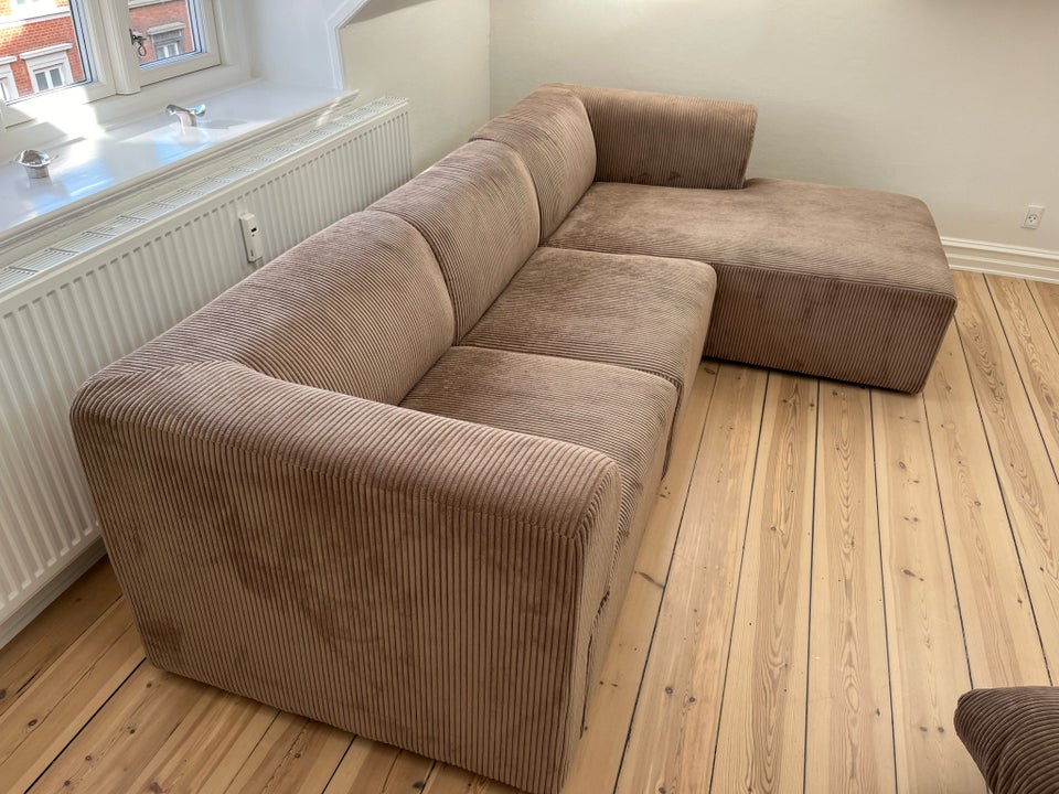 Sofa fløjl 3 pers