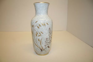 Keramik vase i krakkeleret