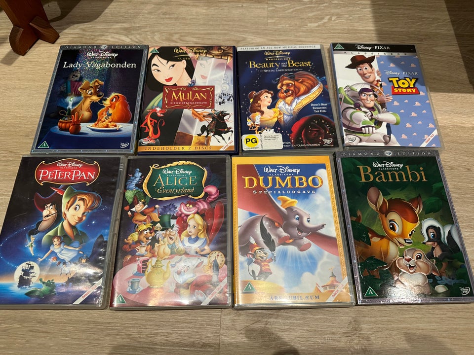 Disney, DVD, tegnefilm